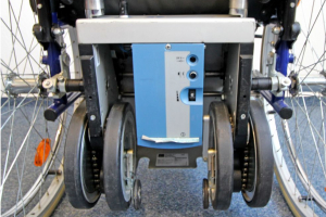 Lastentransporter mit Rollstuhl